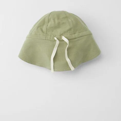 Chapeau de soleil UV pour bébé Olive Green/Sandy Beach - Cloby