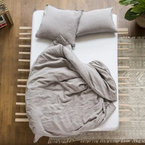 Comforter cover Louise taupe 200x210 cm - lavie
