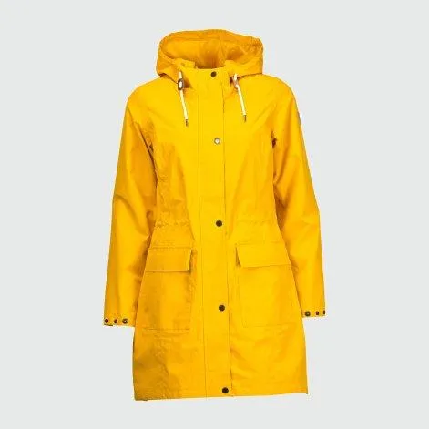 Ladies raincoat Letti golden yellow - rukka