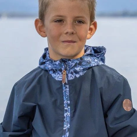 Children's rain jacket Laurin total eclipse - rukka