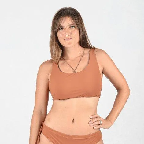 Adult bikini top Audrey Caramel - MAIN Design
