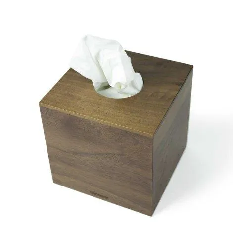Kleenex-Cover Box Station de mouchoirs en noyer brun 2073 - Fidea Design