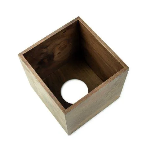Kleenex cover box tissue station walnut brown 2073 - Fidea Design