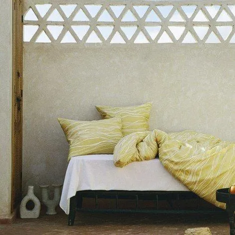 SAHARA cushion cover dusty yellow 65x65 cm - Journey Living