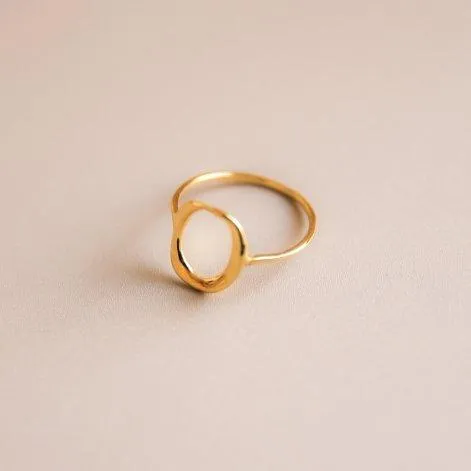 Circle gold finger ring - Claudia Nabholz