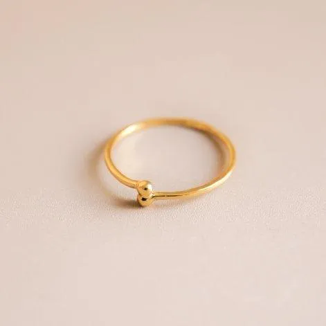Finger ring dots gold - Claudia Nabholz