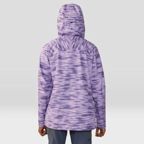 Stretch Ozonic rain jacket wisteria frequency print 568 - Mountain Hardwear