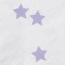 Duvet cover 135 x 200 stars purple